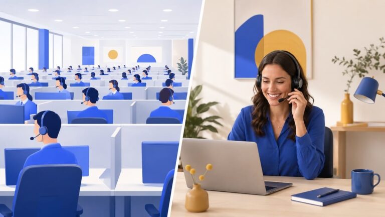 diferencias telescretaria call center